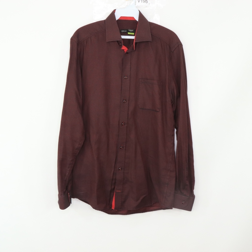 Horst Dusseldorf Mens Small Slim Fit Dres Shirt